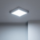 Plafón LED 18W Cuadrado Metal 225x225 mm Design Silver 